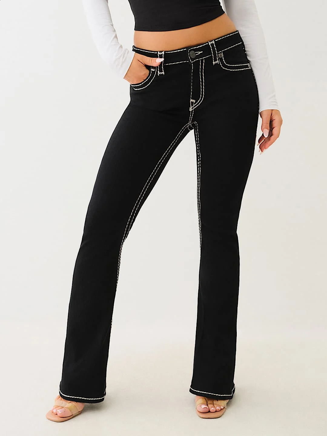 American Retro Pocket Streetwear Jeans y Black Baggy Men Women Gothic Punk Harajuku Low Rise Wide Leg Pants 250324