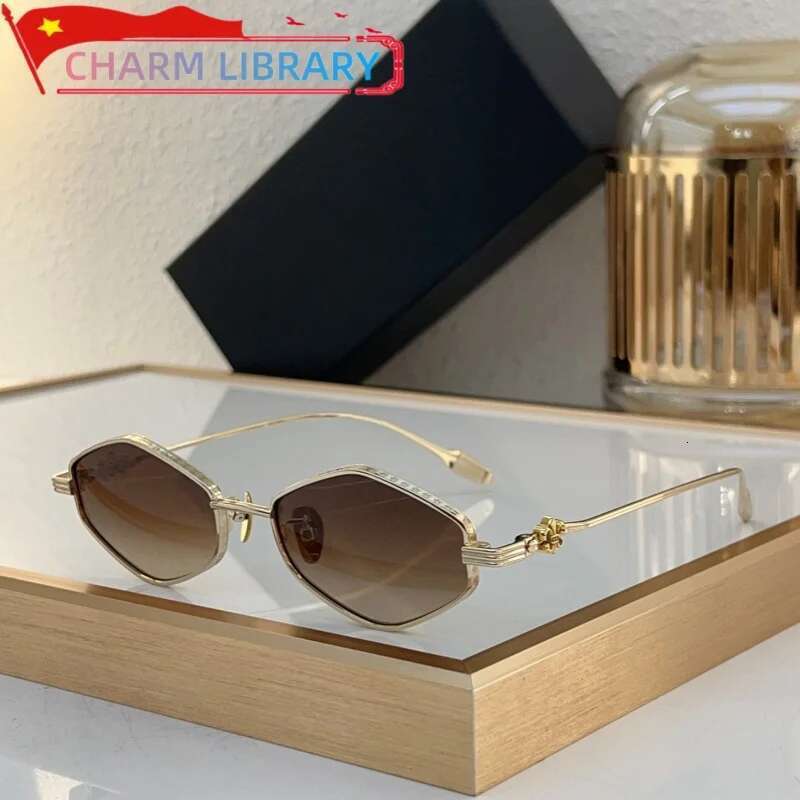 Women Sunglasses Cat Eye Alloy Gold Retro Designer Brand Model Travel UV400 Girl Fashion SUN GLASSES High Quality