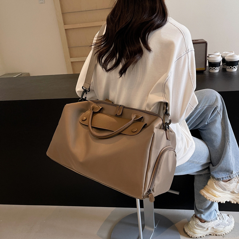 2025S Fashion Designer Large Capacity Dry Wet Separation Fitness Waterproof Oxford Cloth Portable Crossbody Travel Bag Lightweight Business Luggage