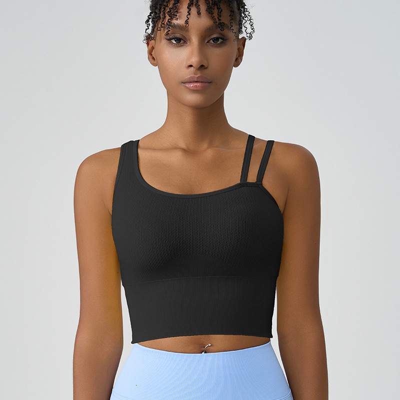 2025 New Outdoor Sports Bra Integrated Leisure Vest Designer Training Fitness Party Top Beach Women's Sports Vest