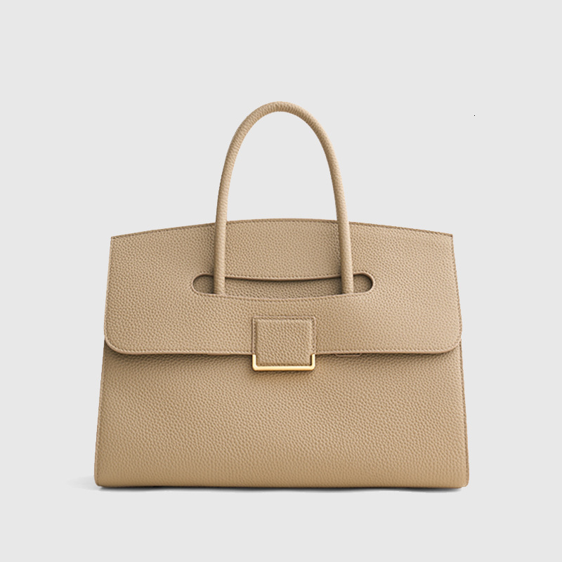 2025S Fashion Designer Guangzhou Women S Bag Large Capacity Commuting Versatile Briefcase Female Niche Design Simple And High End Feel Handbag Trend