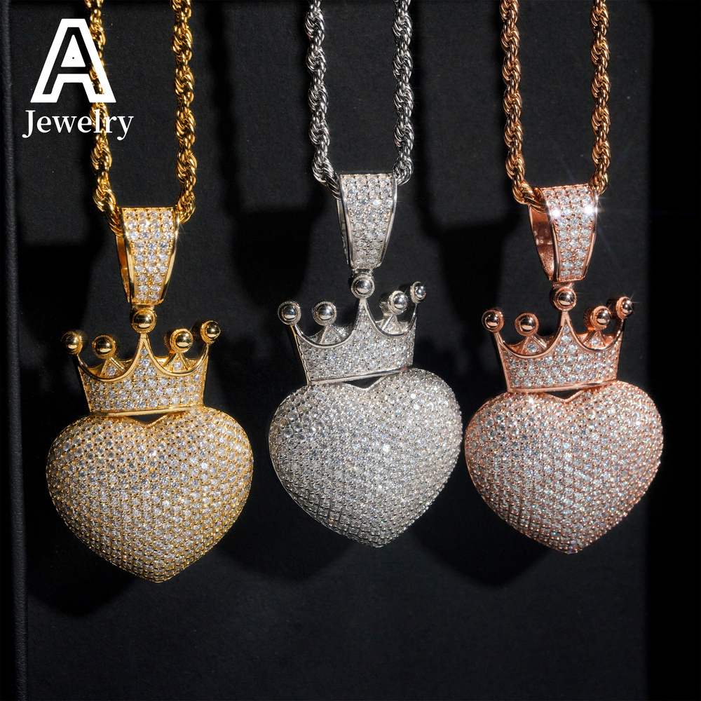 Europe and the United States best-selling 925 silver vvs Moissanite fashion pendant passed the test