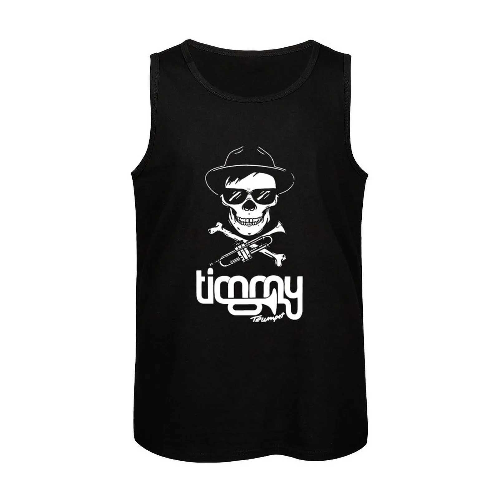 Timmy horn vest mens sleep free T-shirt gym clothing mens fitness T-shirt X250324