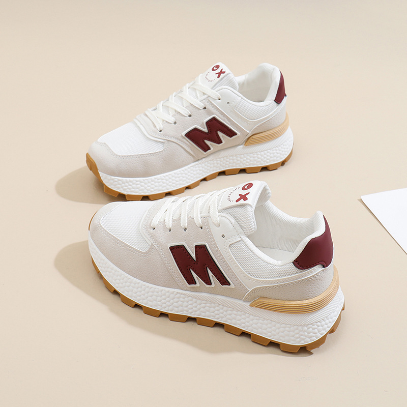 Spring small white shoes new female students increase thick sole sports board shoes casual shoes female