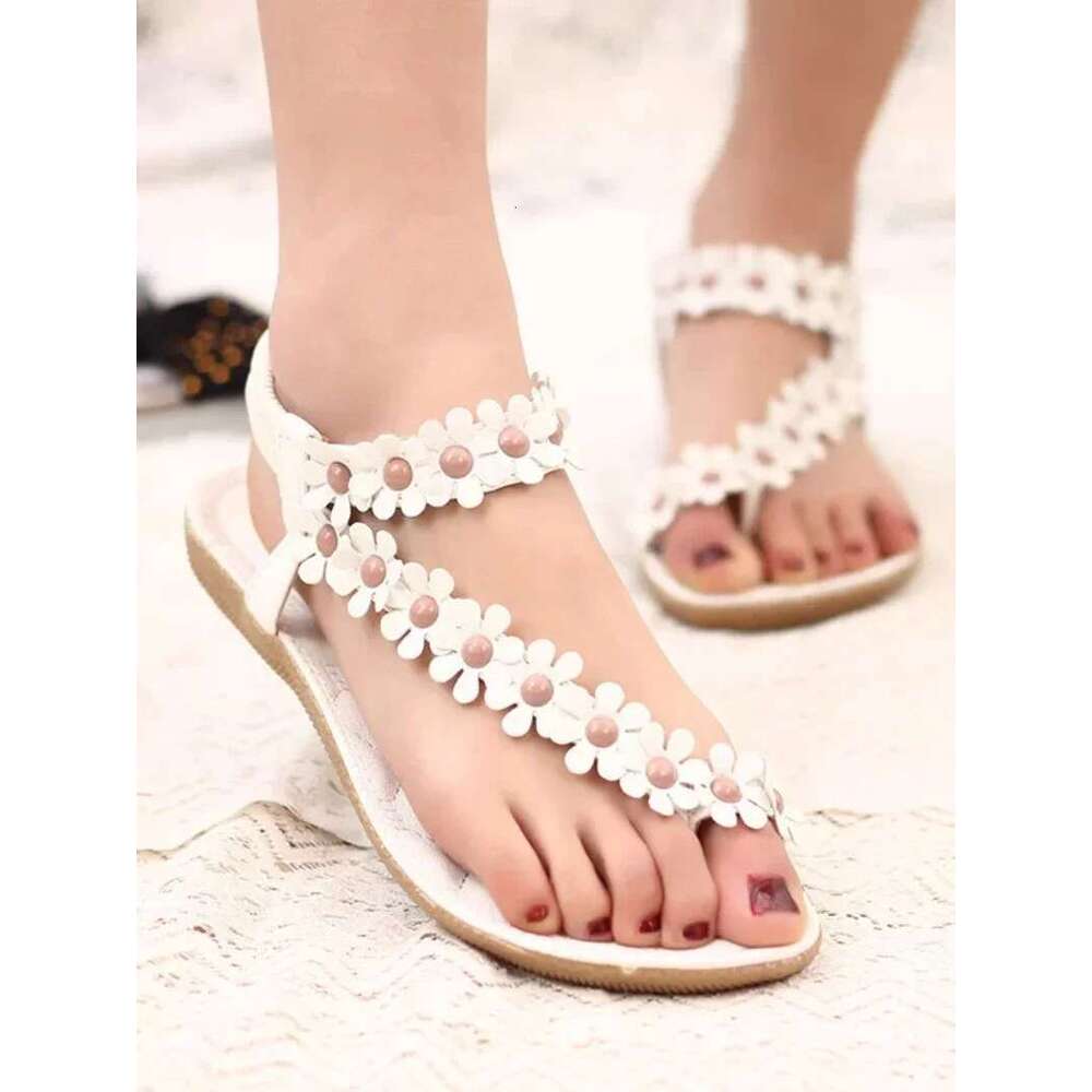Women Sandals Summer Style Bg Bowtie Fashion Peep Toe Jelly Sandal Flat Shoes Woman 3 Colors