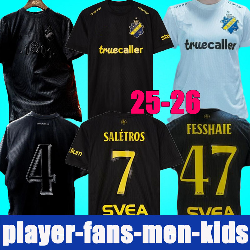 2025 AIK Solna Special Soccer Jerseys home Kit Football Shirt Uniforms player fans 25 26 Smokinglirare Men Kids Kits sold tops