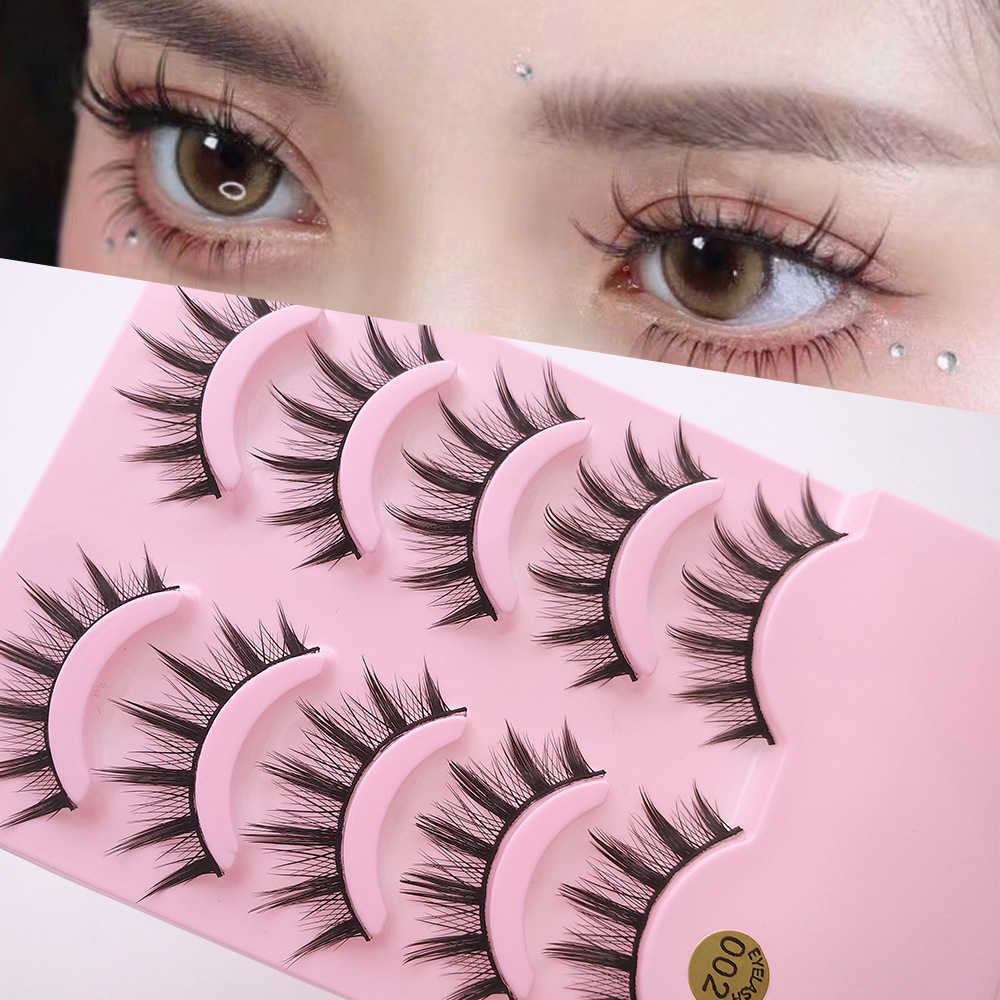 Comic Eye COS Thick Devil False Eyelash Fairy Hairy Girl Natural Simulation Thick Curly Hard Stem Eyelash W250324