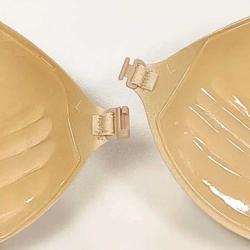 3cm thick palm cup invisible silicone bra adhesive strapless bra used for upward push without back cover nude black detachable braXJ250324