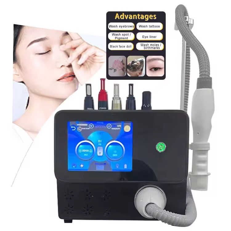 2025 Pico Tattoo Removal Nd Yag 755 532nm 1064nm Laser All Color Pigment Removal Picosecond Freckle Removal Machine for Women