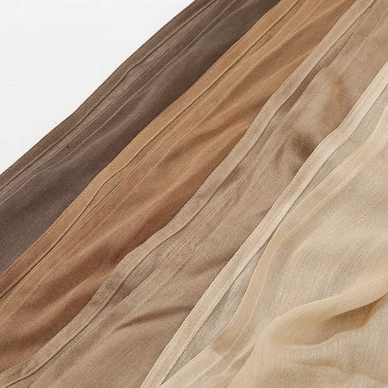 Customized headscarf made of artificial silk and cotton for warm plain scarves large-sized shawl Islamic headscarf b90 * 85cm X250324