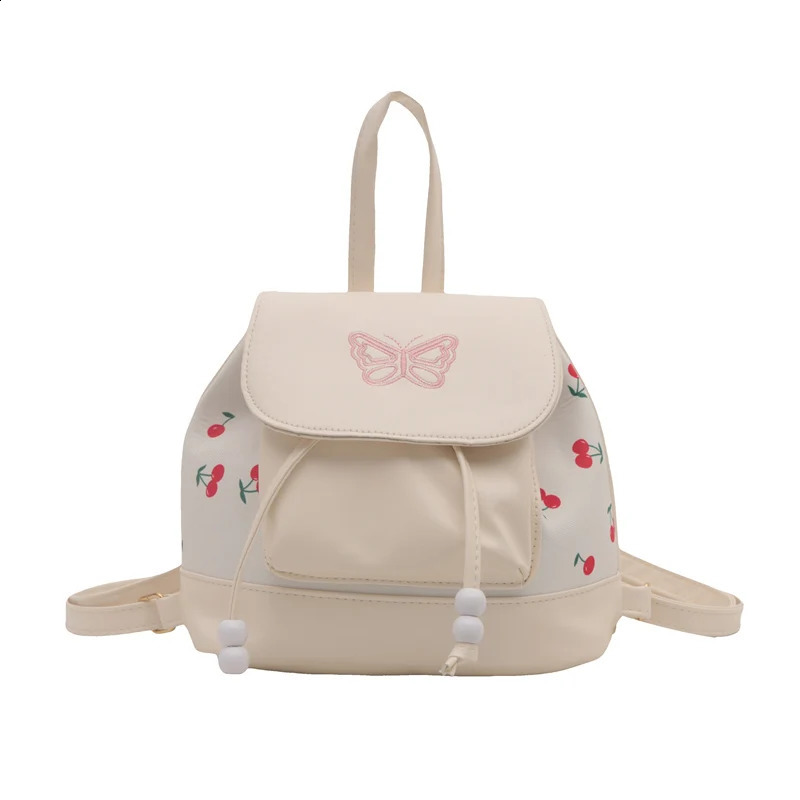 Women Printed Bucket Backpack Adjustable Strap Bow Fashion Drawstring Backpack Simple Bucket Shoulder Bag Daily Bag 250318