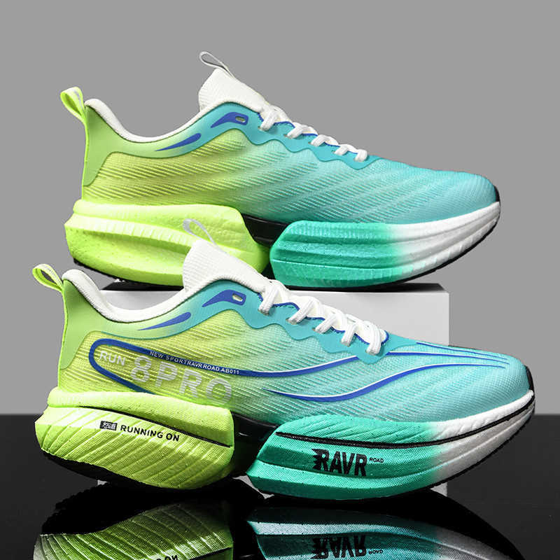 Marathon Air Cushion Men Sports Running Shoes Breathable Lightweight Male Comfortable Athletic Training Sneakers Tennis Shoes Z250227