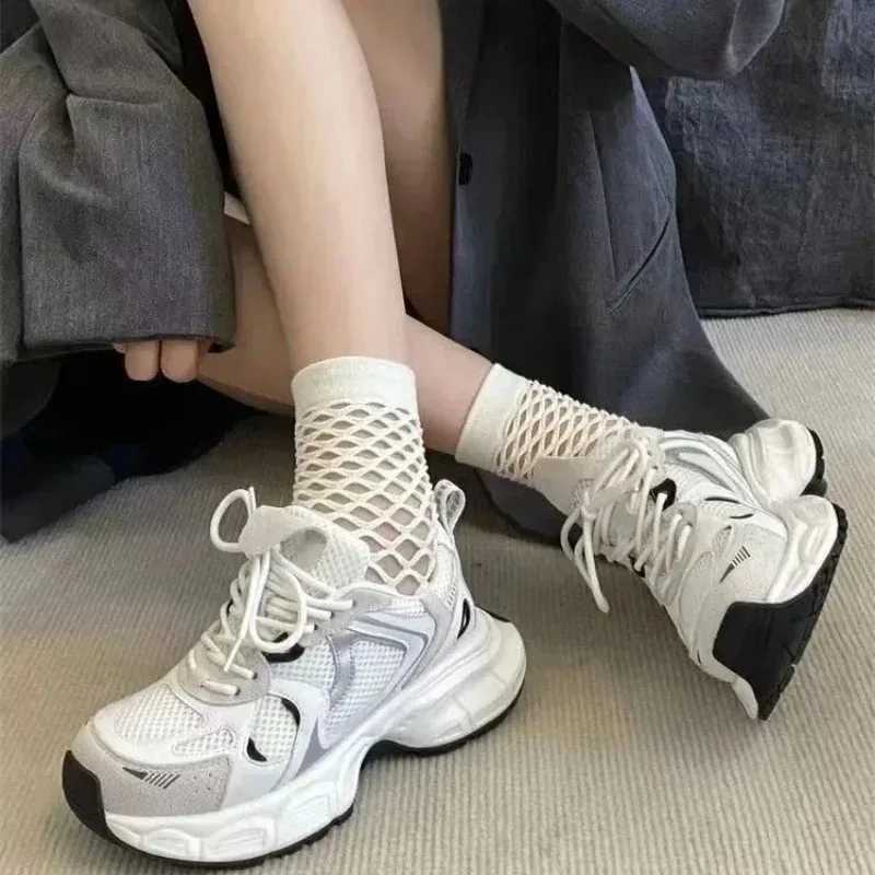 Womens lightweight sports running shoes 2025 spring new mesh style Forr Gump dad all mah casual trendy shoesXJ250324