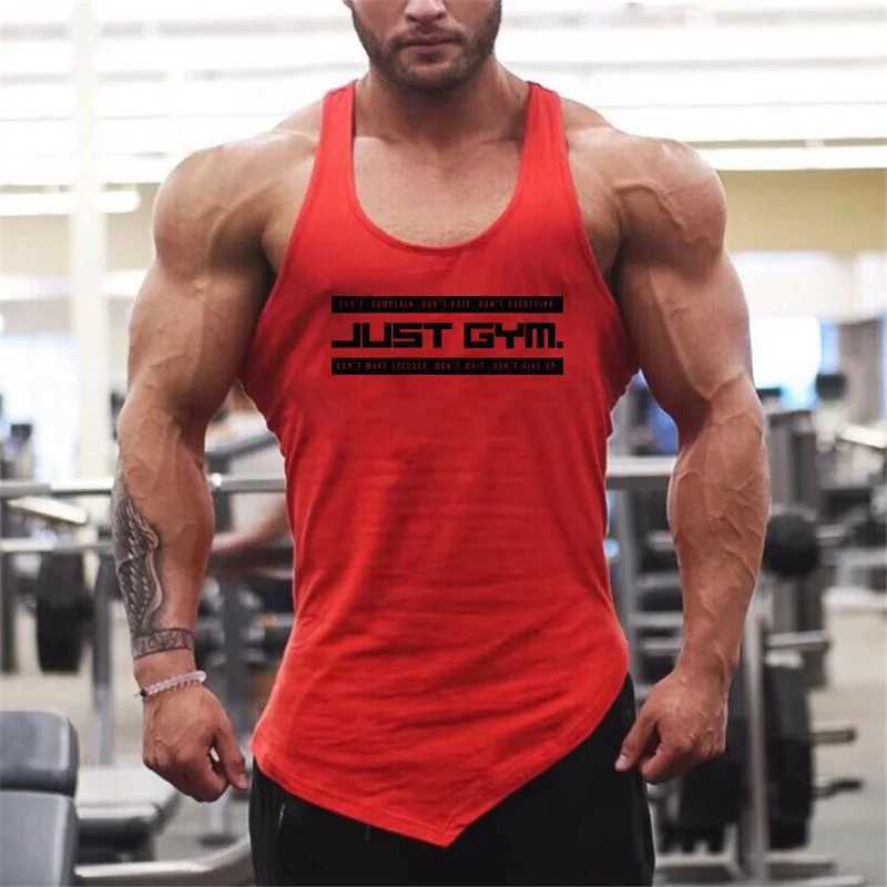 Mens compression vest mens cotton breathable clothing mens bodybuilding and fitness clothing gym vest muscle sleeveless shirt X250324