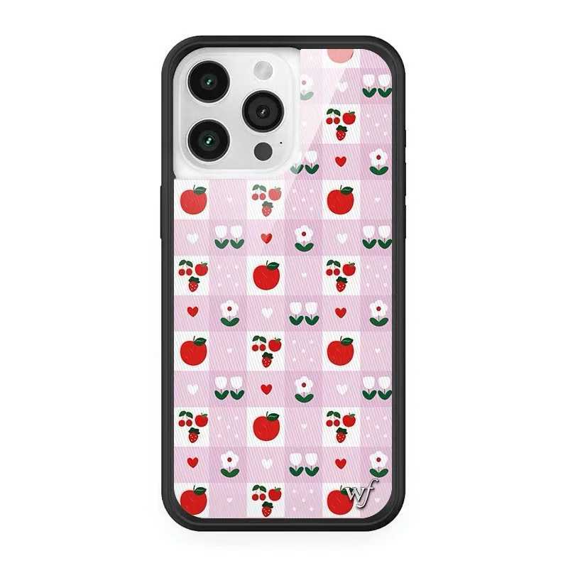 New Wildflower cute love cartoon phone case for iPhone 12 13 Pro 14 Pro Bear Star 15 Pro 16 Plus 15 Pro Max WF Bott Z250324