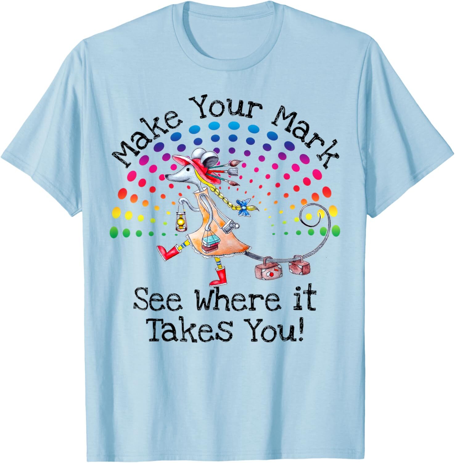 T shirt for Mens International Dot Day - Make Your Mark - Positive Message Graphic Tee Casual Tops Clothes Short sleeve