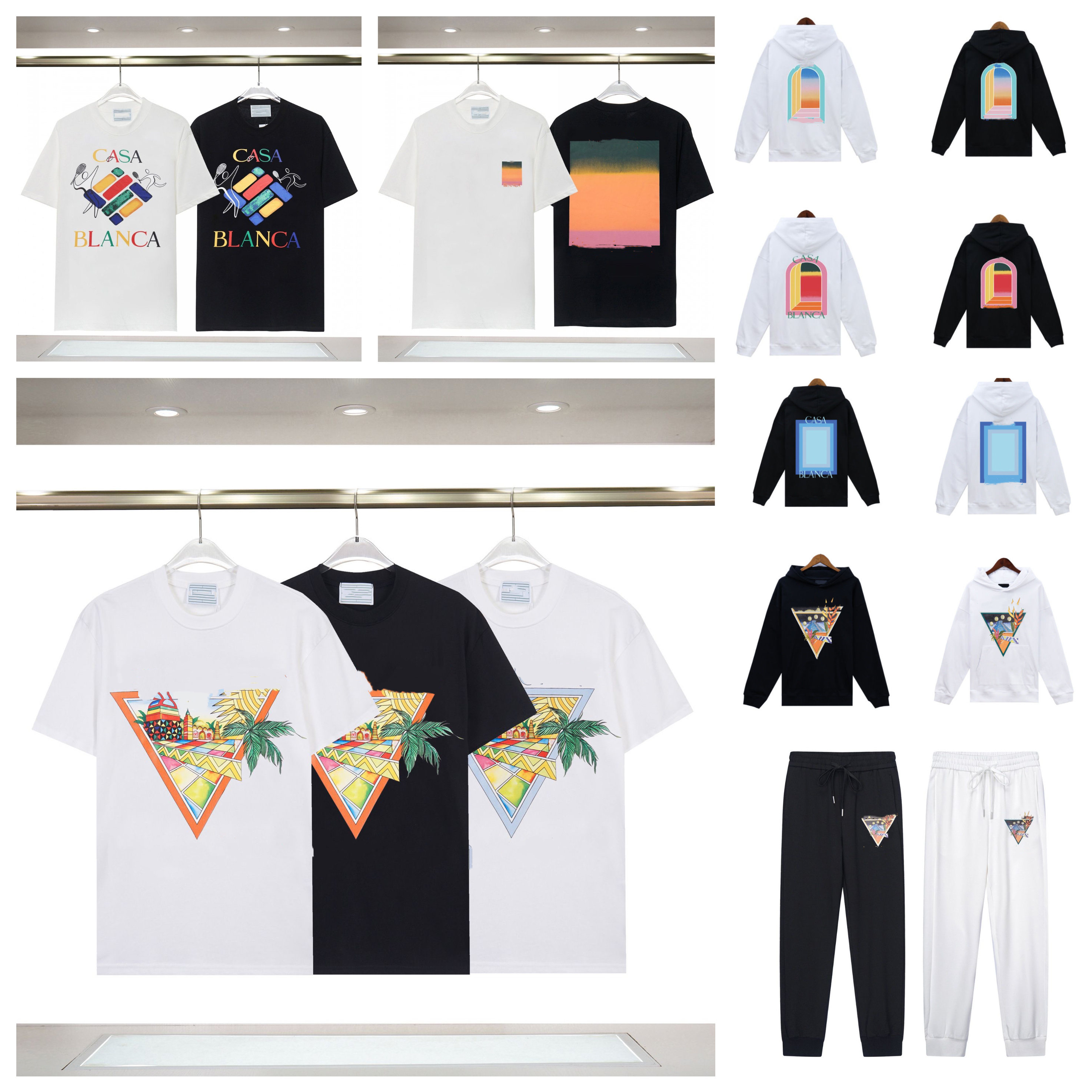 new tee top shirts and shorts designer hoodie men's and women's loose top pants set sports Winter sweaters Loose sweater warm series Collection US size S-XL