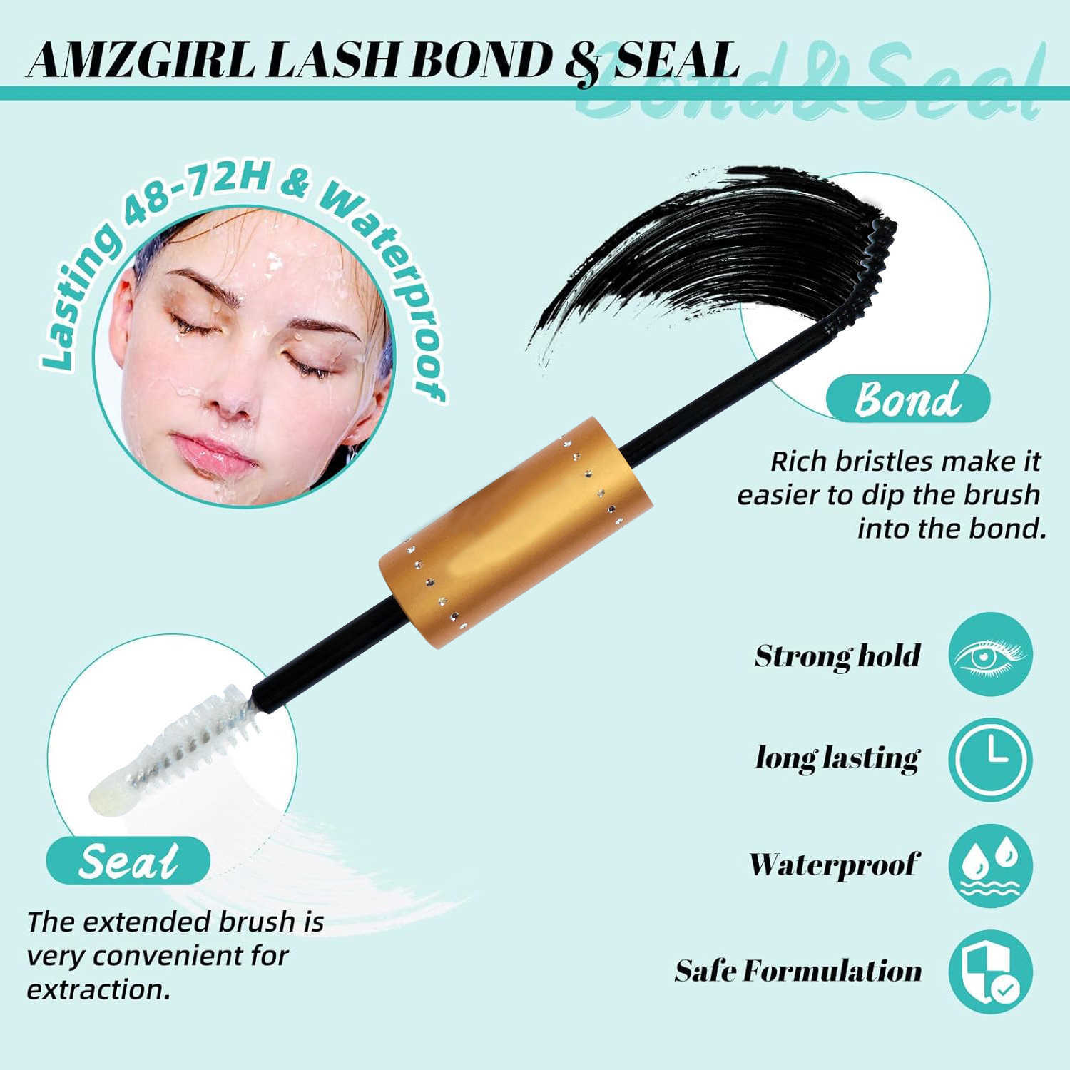 DIY eyelash set four piece set w02 segmented false eyelash set self grafting eyelash set box W250324