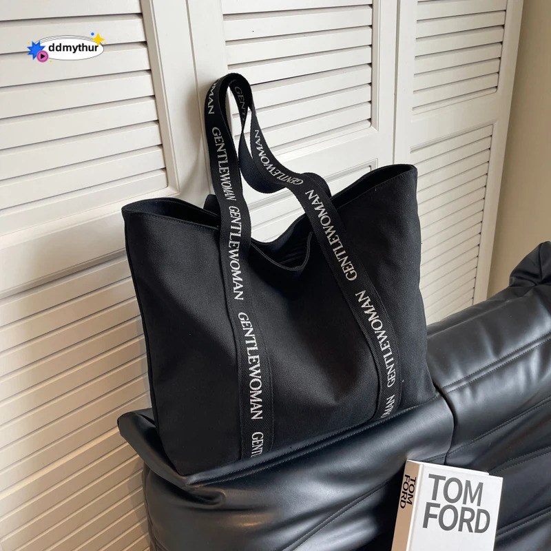 2024 Fashion and Leisure Women's Tote New High Quality Zipper Large Capacity Shoulder Hot Selling Canvas Shopping Bag H6.29#26 ddmythur