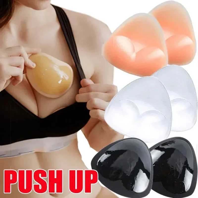 Womens bra insert pad bra cup thick chest push silicone breast pad Nipple cover sticker bikini insert lingerie intimateXJ250324