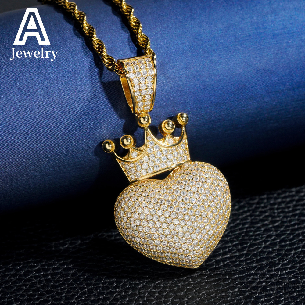 Europe and the United States best-selling 925 silver vvs Moissanite fashion pendant passed the test