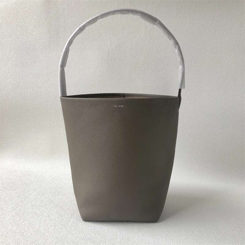 TR Ladies' Lychee Leather Simple And Versatile PARK TOTE Single Shoulder Handbag Bucket Tote Bag