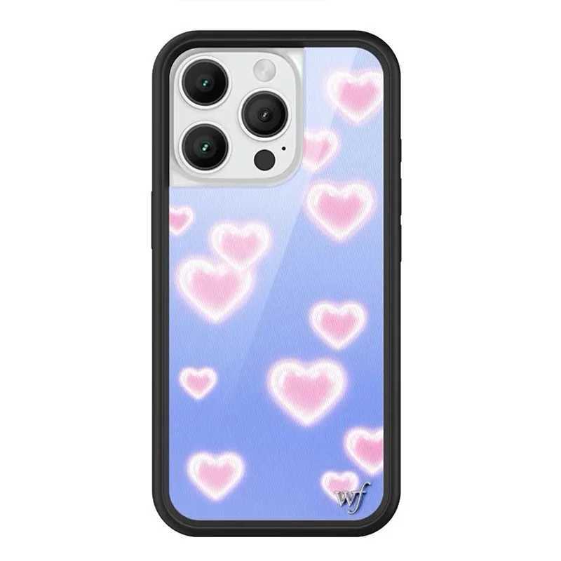 New Wildflower cute love cartoon phone case for iPhone 12 13 Pro 14 Pro Bear Star 15 Pro 16 Plus 15 Pro Max WF Bott Z250324