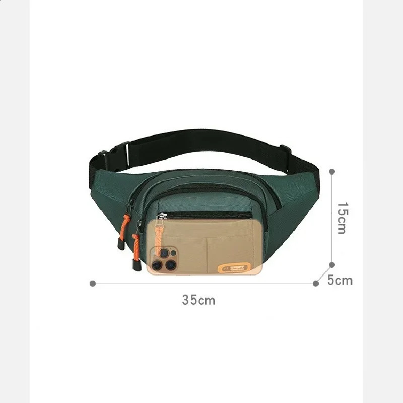 Sports waterproof waist bag work phone coin cross body bag outdoor running sports cross body bag 250318