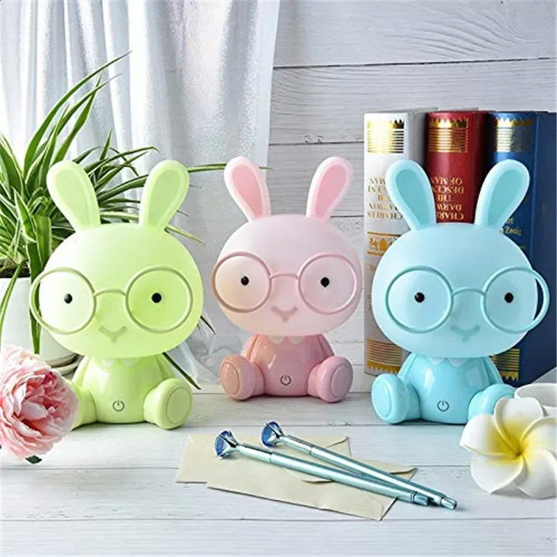 Cartoon LED night light baby room bedside table lamp childrens bedroom decoration lighting gift 250324