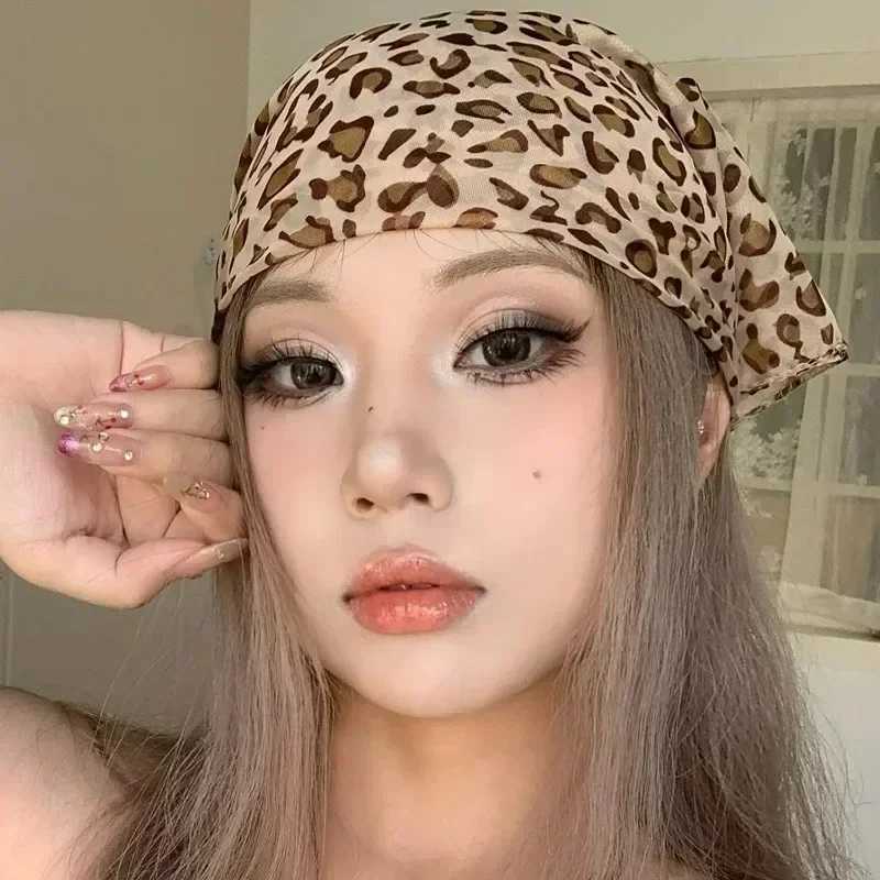 Leopard Scarf Wen Girl Y2K High Quality Comfortable Fashion Scarf Warm Edition Party Scarf Exquisite Accessories X250324