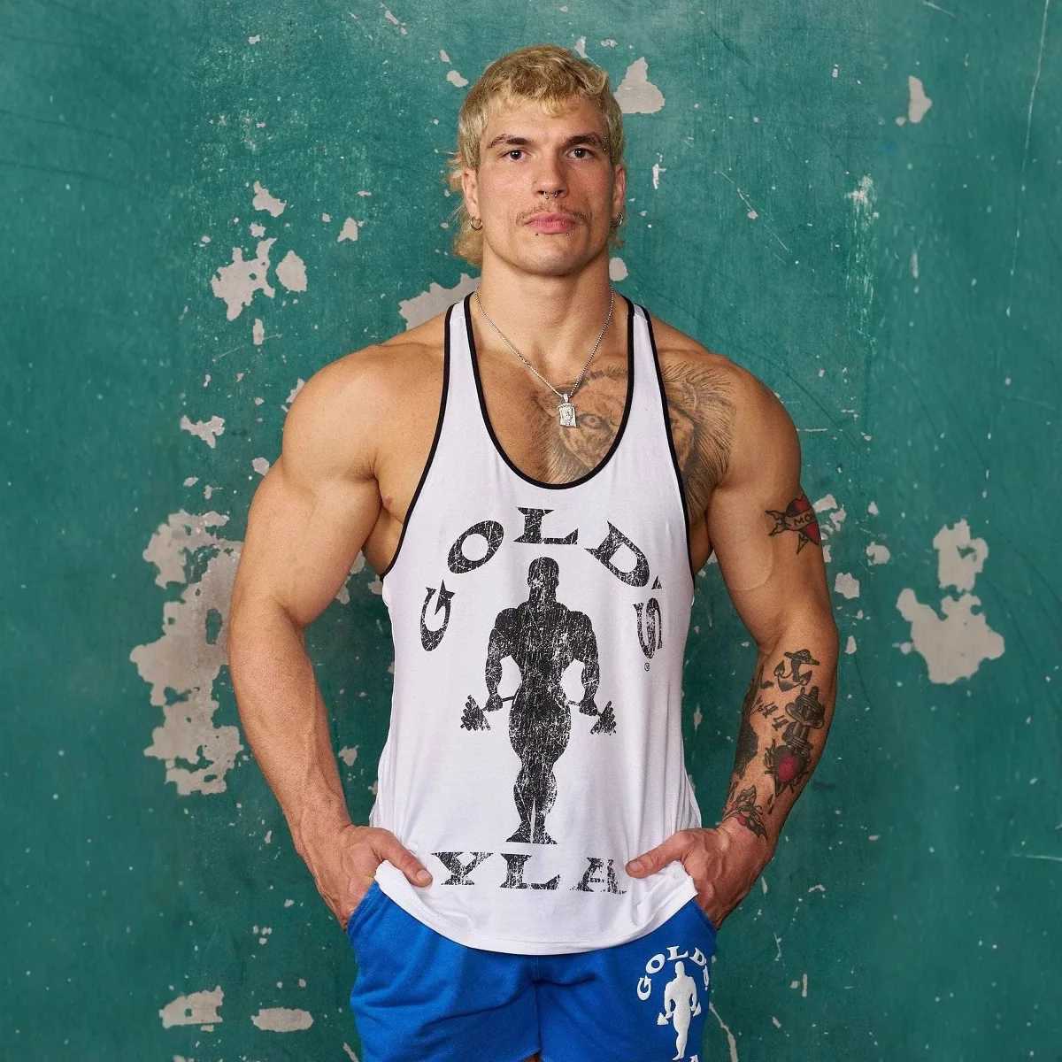 2025 new mens cotton vest top fitness vest sleeveless mens casual bodybuilding sports mens sportswear X250324