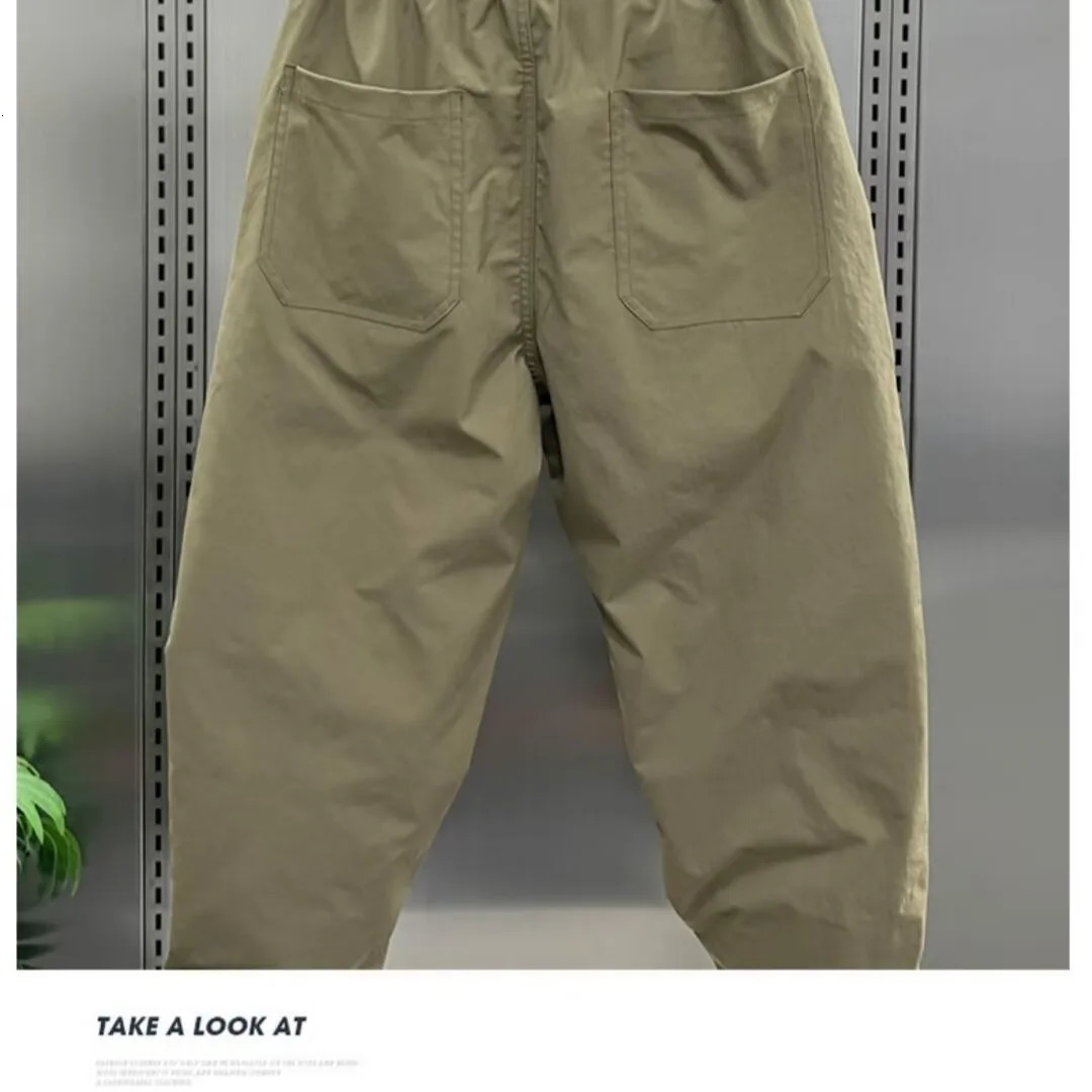 Slow running pants summer mens tailored Trouser sweatshirts runners largesized sportswear Korean clothing gym goods 250322