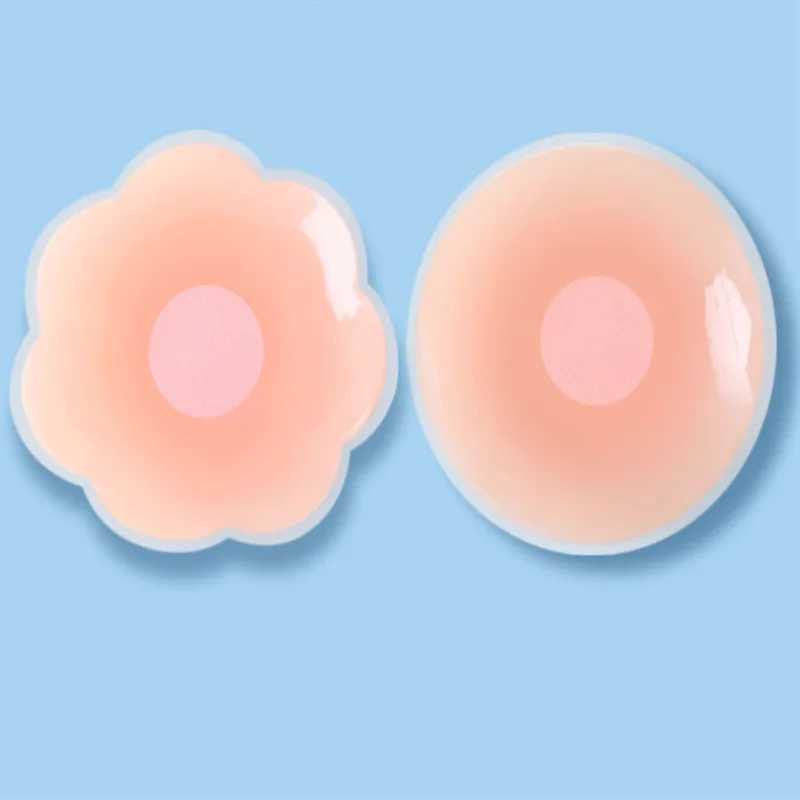 2PCS silicone Nipple cover reusable breast bra sticker invisible Petal lifting adhesive pad breast sticker for womenXJ250324