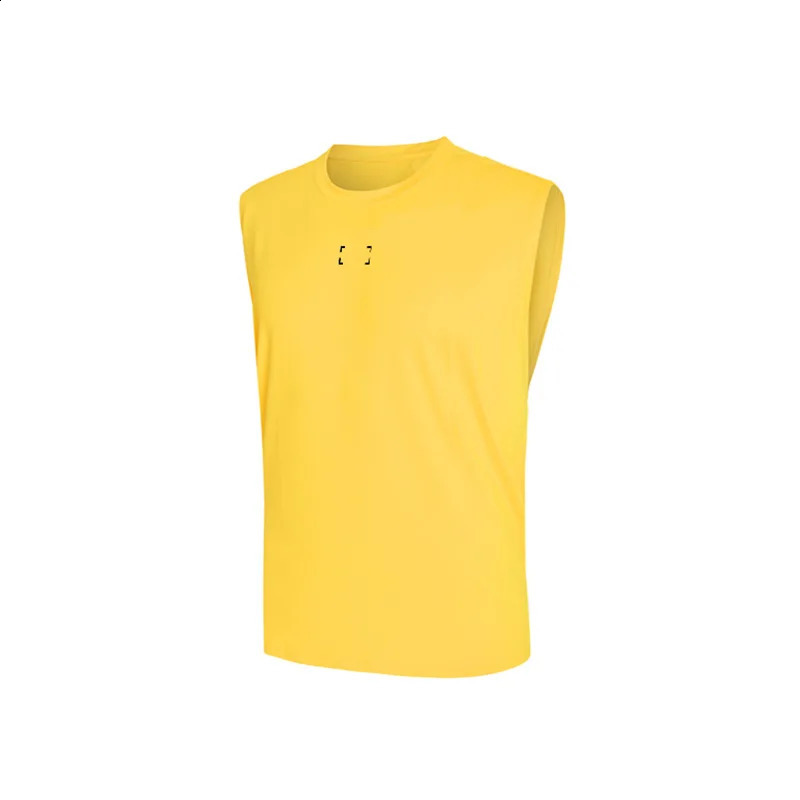 Gym fitness vest mens casual outdoor summer fashion sleeveless shirt muscle vest top-level sportswear 250321