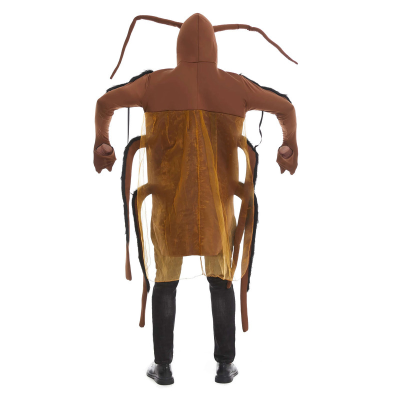 One-Piece Insect Theme Cosplay Suit for Adults - Black roach Dress Up Y19485 quantity