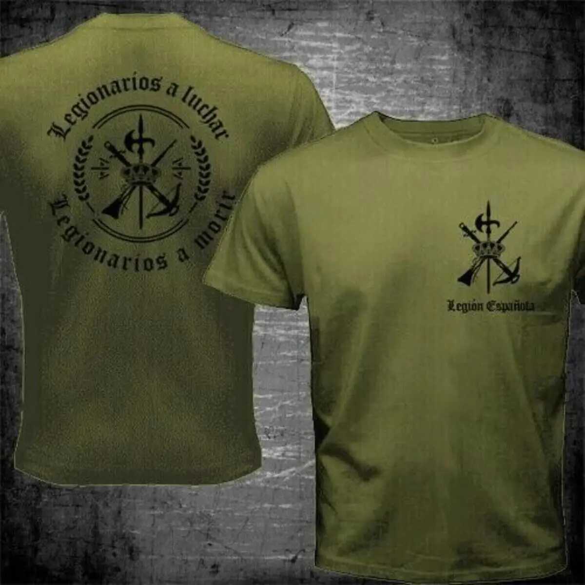Foreigh Legion Spain Tercio Army Military T-shirt Summer Cotton Short Sleeve O-neck Mens T-shirt New S-3XL X250324