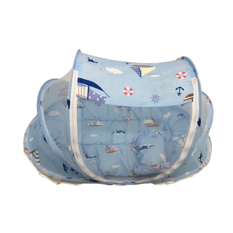 Jiaobao sailboat three piece set baby mosquito net