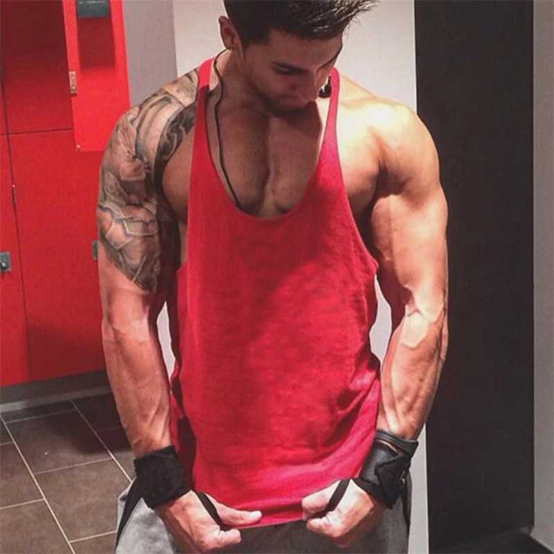 Muscle Mens Brand Mens Tank Top Fitness Mens Cotton O-neck Fitness Tank Top Mens Sleeveless Shirt Mens Fitness Clothing X250324