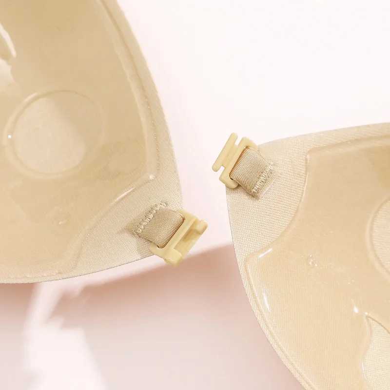 2 pairs of invisible strapless adhesive stick bras push up bras seamless front closure bras for women silicone brasXJ250324