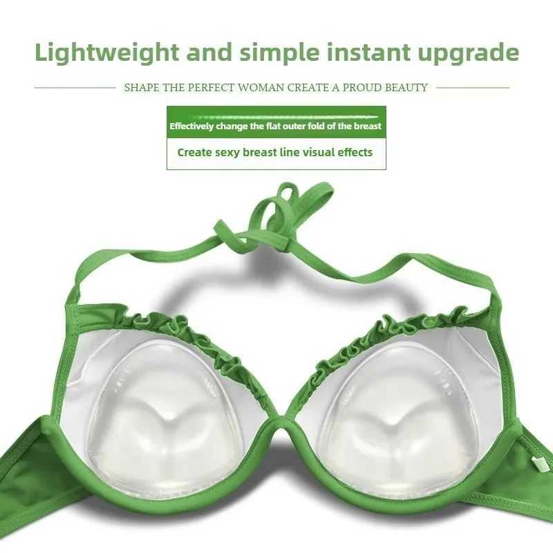 2 silicone bra inserts breast pads adhesive push ups womens bra cups thick Nipple covers patch bikini inserts swimsuit giftsXJ250324