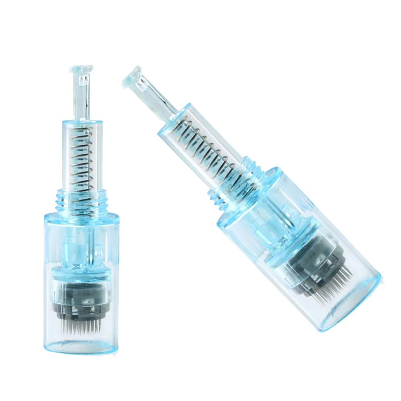 Dr.pen Ultima X5 Device 50Pcs Needles Cartridges 9 12 24 36 42 Pins Nano Round 3D 5D Silicon Dermapen Skin Care Needling Parts Face MTS Tips Derma Pen