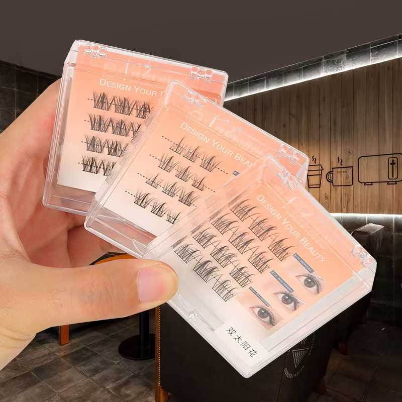 Sunflower eyelash beauty tool simulates natural curling fluffy and thick three-dimensional false eyelashes W250324