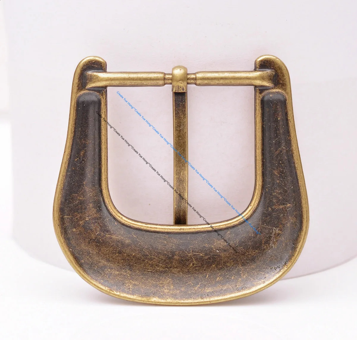 Antique Brass Floral Rope Side Rodeo Western Cowboy Three Piece Set Leathercraft Belt Buckle Unisex 1 1/2 250318