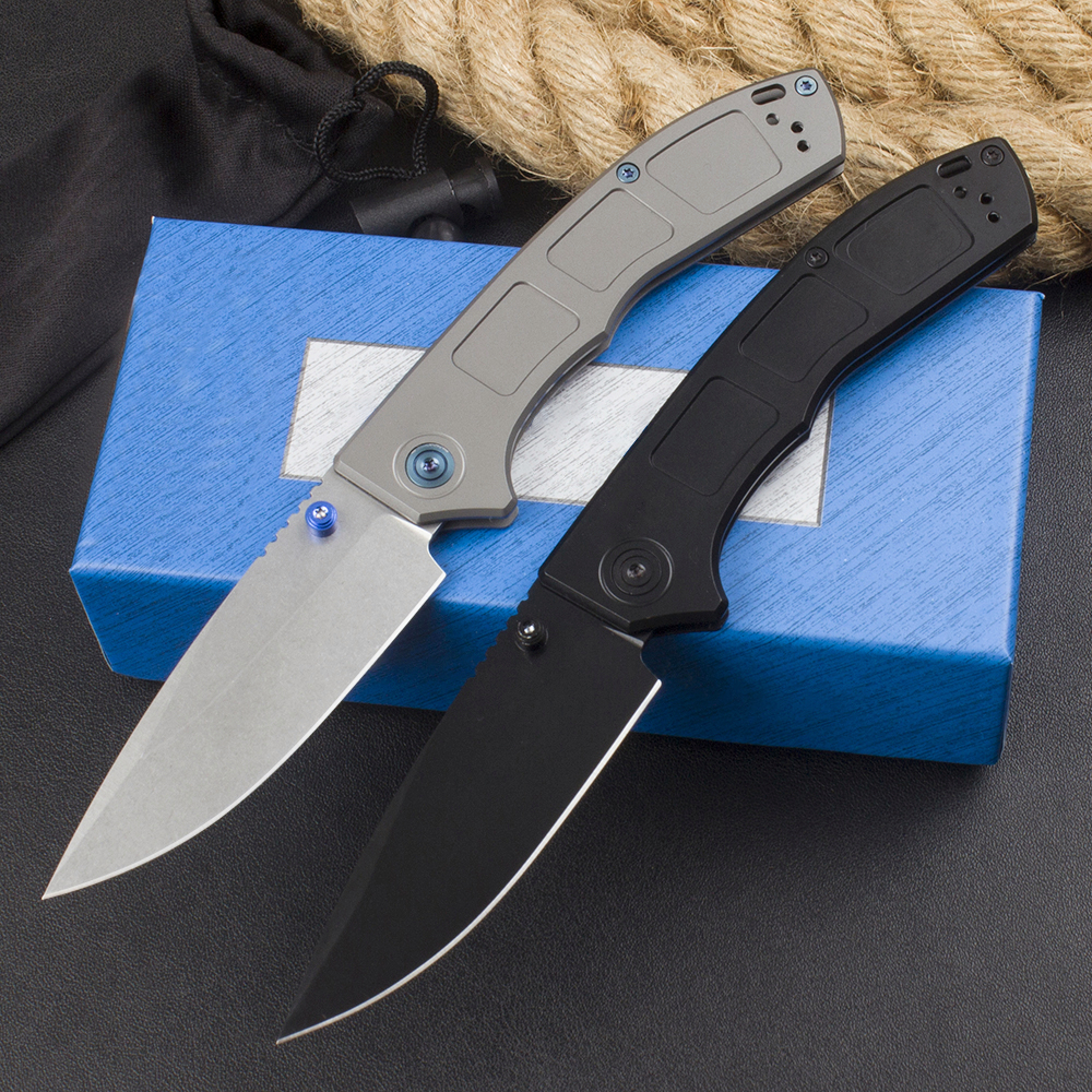 High Quality Butterfly 748 Foldable Knife Featuring D2 Stone Wash Finish & Titanium Alloy Grip Perfect