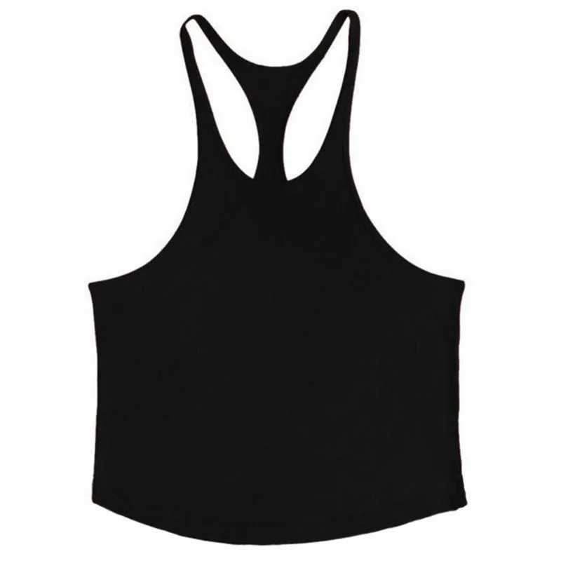 Basketball fitness vest top mens short sleeved T-shirt mens sleeveless T-shirt summer black vest X2503241