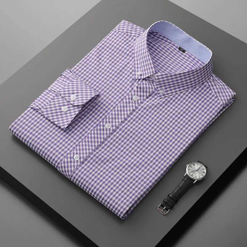 6XL 7XL 8XL 9XL 10XL large size plain long sleeved shirt for spring and autumn clothing casual youth mens loose 50 48 49 150kg X250324