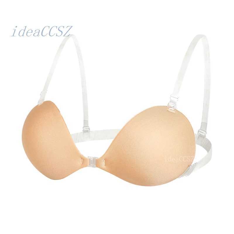 Seamless wireless adhesive rod bra wedding strapless push up bra womens sexy backless bra invisible silicone braXJ250324