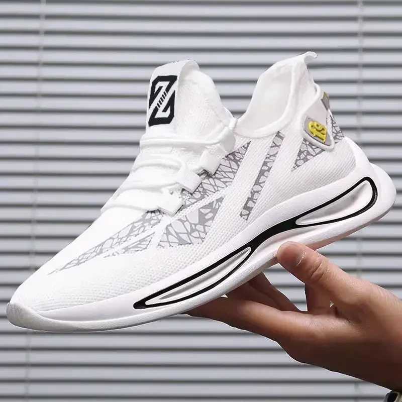 Mens casual sports shoes breathable sports shoes outdoor sports running shoes comfortable walking training tennis shoesXJ250324