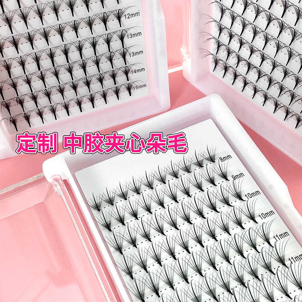 Sandwich Hair 5/7/9D Adjustable Curve C/D/C+D+Sharp Hair Blooming Hot Selling Thick False Eyelash W250324