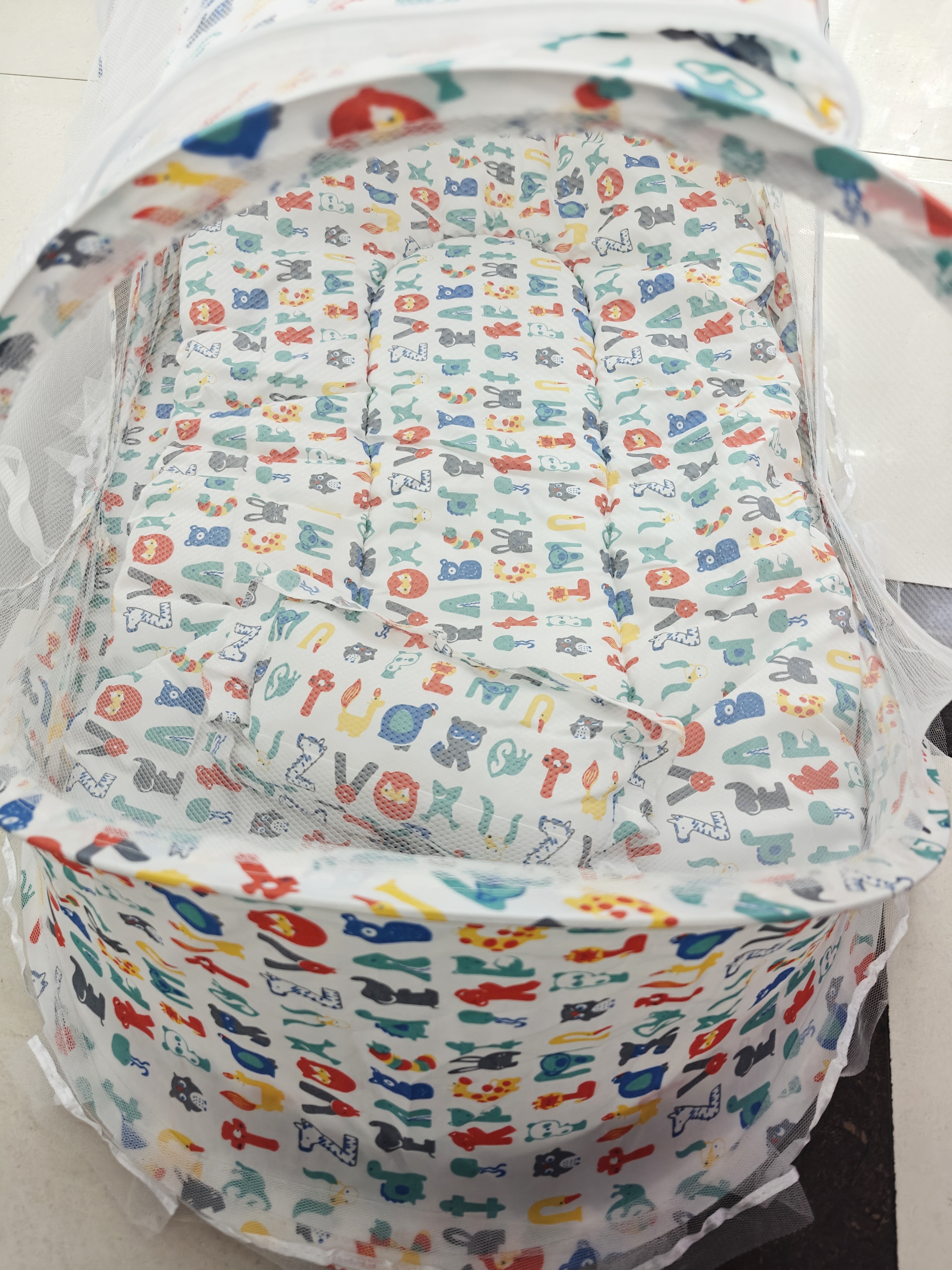 Jiaobao English Three Piece Baby Mosquito Net Set